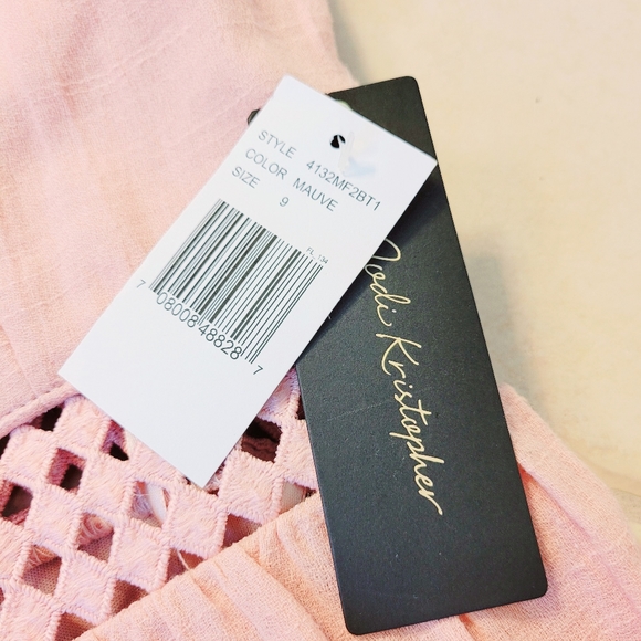 Brand new pink eyelet lace dress - Picture 3 of 3